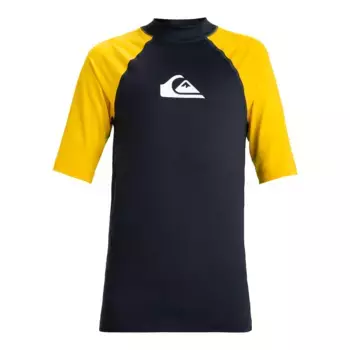 Повседневная детская футболка Quiksilver, тёмно-синий