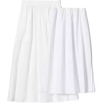 Повседневная длинная юбка Uniqlo, белый