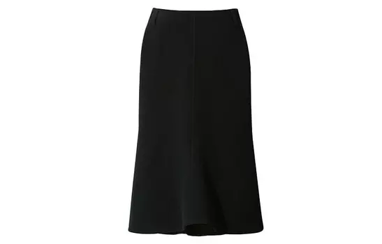 Повседневная длинная юбка Uniqlo, черный