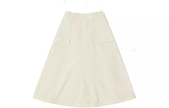 Повседневная длинная юбка женская белая Dickies