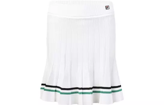 Повседневная длинная юбка женская белая Fila