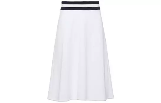 Повседневная длинная юбка женская белая Miu Miu