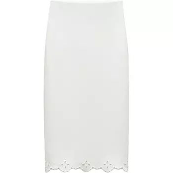 Повседневная длинная юбка женская белая Zara