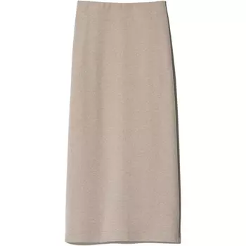 Повседневная длинная юбка женская бежевая Uniqlo