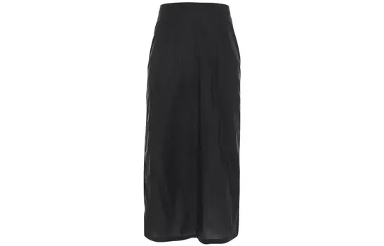 Повседневная длинная юбка женская черная Maison Margiela