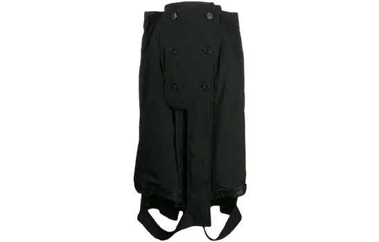 Повседневная длинная юбка женская черная Maison Margiela