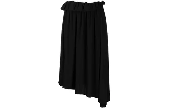 Повседневная длинная юбка женская черная Mm6 Maison Margiela