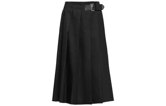 Повседневная длинная юбка женская черная Prada