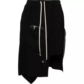 Повседневная длинная юбка женская черная Rick Owens