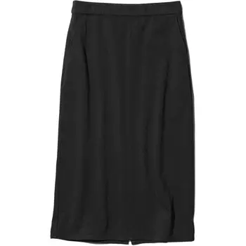 Повседневная длинная юбка женская черная Uniqlo