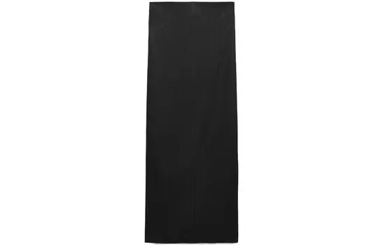 Повседневная длинная юбка женская черная Zara