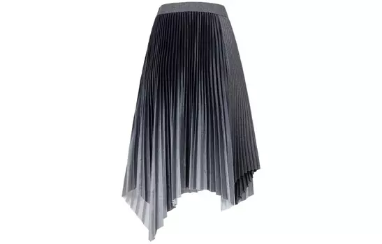 Повседневная длинная юбка женская, цвет серый меланж Evisu