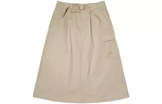 Повседневная длинная юбка женская хаки The North Face
