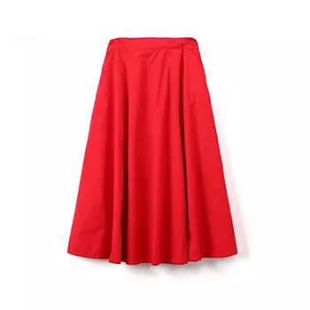 Повседневная длинная юбка женская красная Dickies