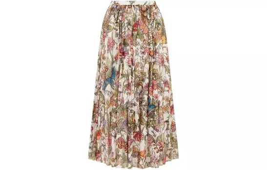 Повседневная длинная юбка женская многоцветная Dior