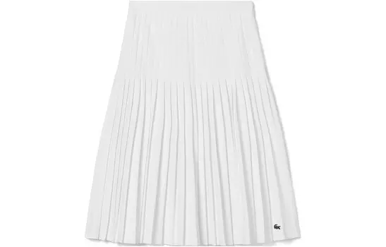 Повседневная длинная юбка женская Off White Lacoste