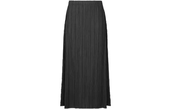 Повседневная длинная юбка женская PLEATS PLEASE ISSEY MIYAKE, горчично-желтый