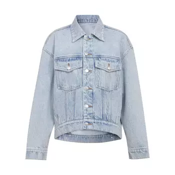 Повседневная джинсовая куртка Deep Breath для женщин, синий