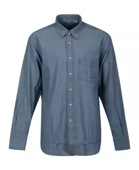 Повседневная джинсовая рубашка Aspesi, синий
