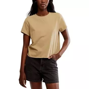 Повседневная футболка Free People, цвет oat latte