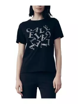 Повседневная футболка Gaelle Paris, черный