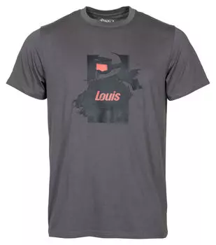 Повседневная футболка Louis, серый