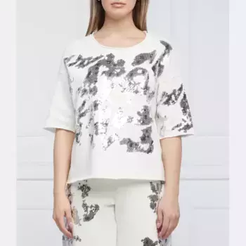 Повседневная футболка Marc Cain, белый