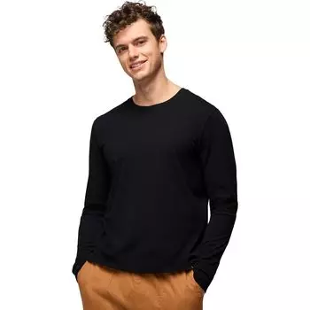 Повседневная футболка с длинным рукавом Prana, черный