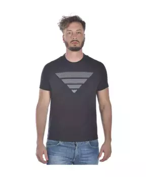 Повседневная футболка свитшот Emporio Armani, черный