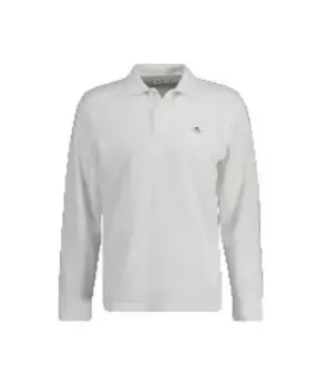 Повседневная хлопковая футболка Gant, белый