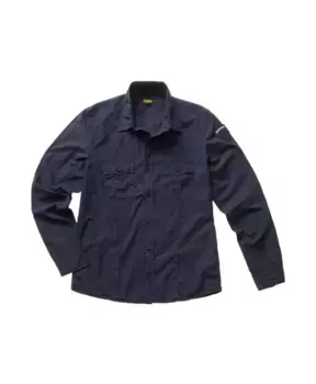 Повседневная хлопковая рубашка Blauer, синий