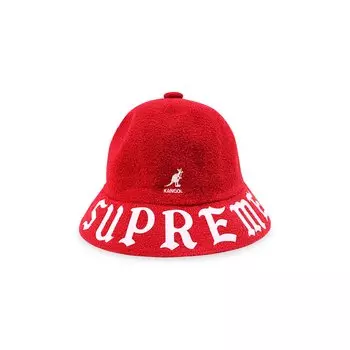 Повседневная кепка-бермуда Supreme x Kangol, красная
