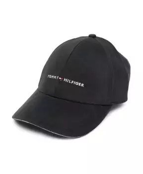 Повседневная кепка из хлопка Tommy Hilfiger, черный