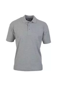 Повседневная классическая рубашка-поло из пике Casual Classics, серый