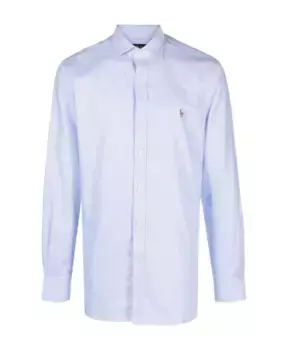 Повседневная классическая рубашка с длинными рукавами Polo Ralph Lauren, синий