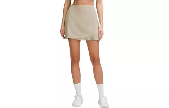 Повседневная короткая юбка женская Lululemon, Compass Khaki