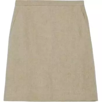 Повседневная короткая юбка женская песочного цвета MaxMara, Sand