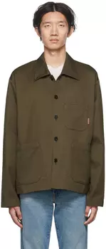 Повседневная куртка цвета хаки Acne Studios