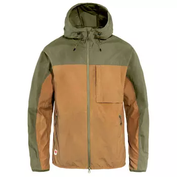 Повседневная куртка Fjllrven High Coast Wind, цвет Buckwheat Brown/Green