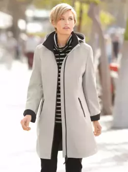 Повседневная куртка из софтшелла с капюшоном Casual Looks, цвет Stein