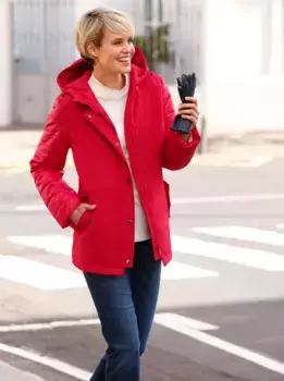 Повседневная куртка из софтшелла с капюшоном Casual Looks, красный