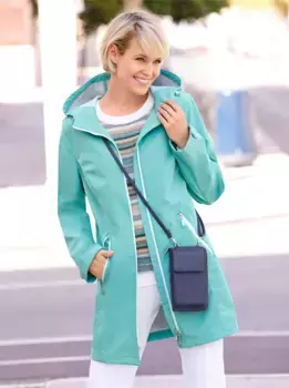 Повседневная куртка из софтшелла с капюшоном Casual Looks, цвет Salbei