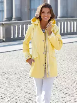 Повседневная куртка из софтшелла с капюшоном Casual Looks, цвет Zitrone