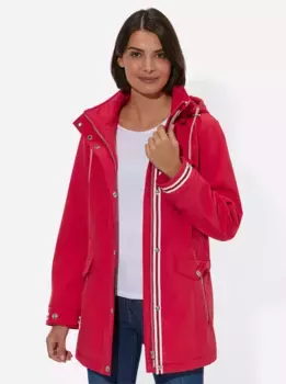 Повседневная куртка из софтшелла с капюшоном Casual Looks, цвет Erdbeere