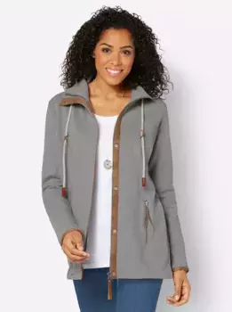 Повседневная куртка-рубашка "Sweat Jacket" Casual Looks, серый