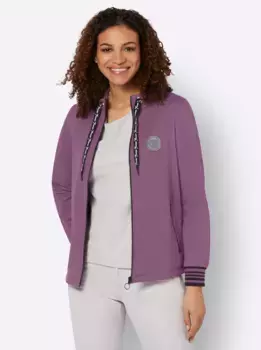 Повседневная куртка-рубашка "Sweat Jacket" Casual Looks, фиолетовый