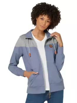 Повседневная куртка-рубашка "Sweat Jacket" Casual Looks, цвет Taubenblau-Hellgrau-Meliert