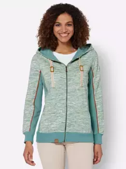 Повседневная куртка-рубашка "Sweat Jacket" Casual Looks, цвет Jade-Wei-Meliert