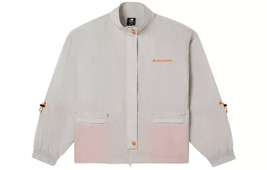 Повседневная куртка с воротником-стойкой, женская, серая New Balance, серый