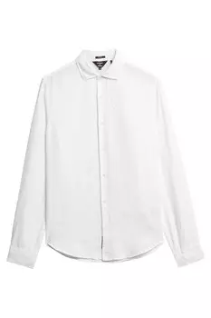 Повседневная льняная рубашка-студия с длинными рукавами Superdry, мультиколор